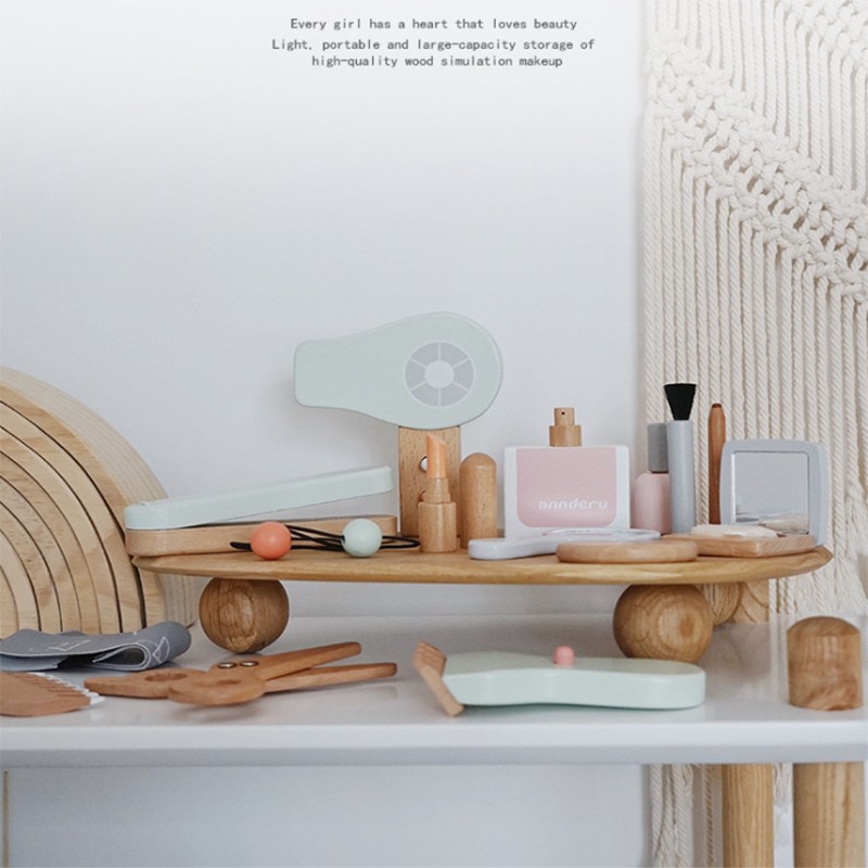 Your Beauty Makeup - Montessori Simulatie Make-up Rollenspel Speelgoed Houten