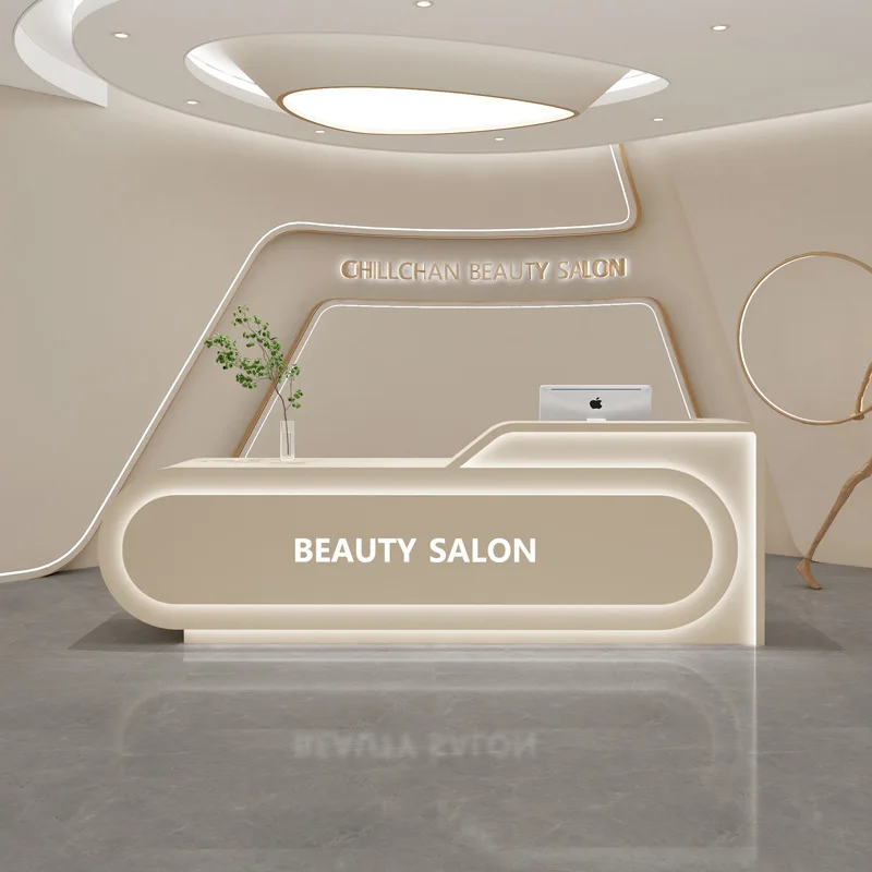 Beauty Makeup Institute - Kassa, schoonheidssalonbalie, receptiebalie voor winkel, kansel
