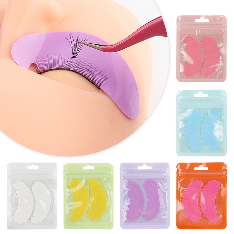 Beauty - Makeup - Eyes - 1/5 Paar Herbruikbare Siliconen Wimper Pad