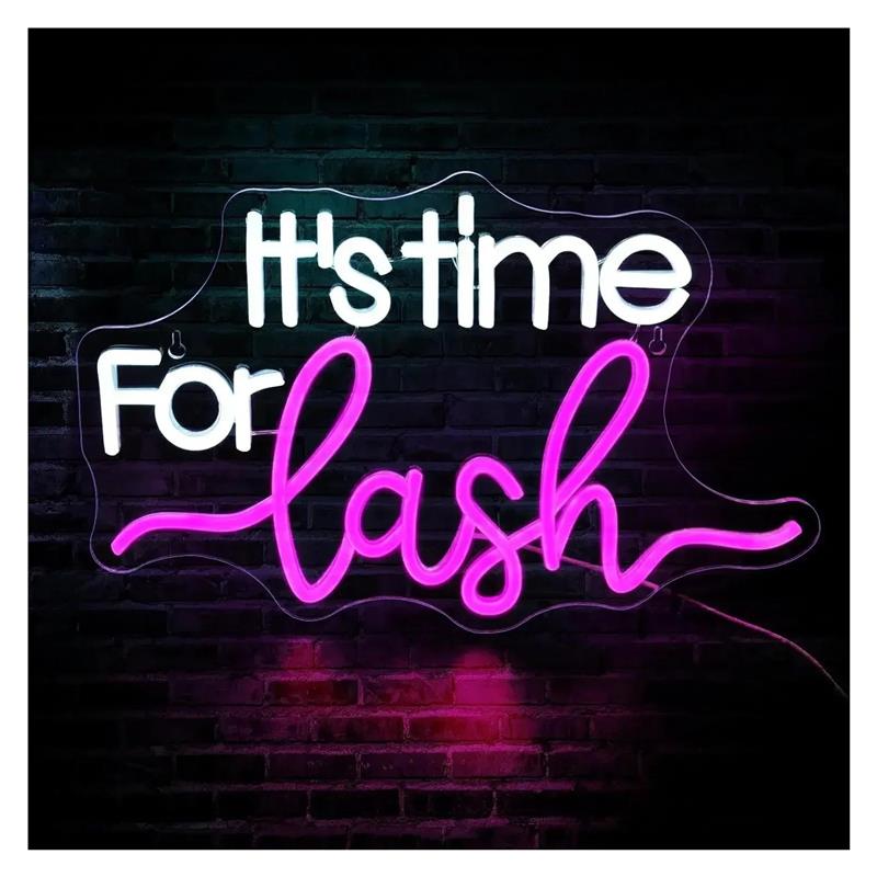 Beauty Makeup Wallpaper - Het is tijd voor Lash neonbord