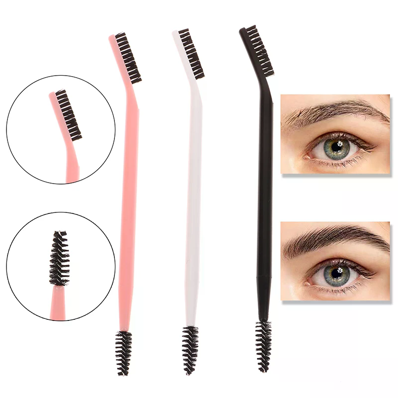 Beauty Makeup Fashion - Dubbelkoppige Wenkbrauw Borstel Wimper Kam Wenkbrauw