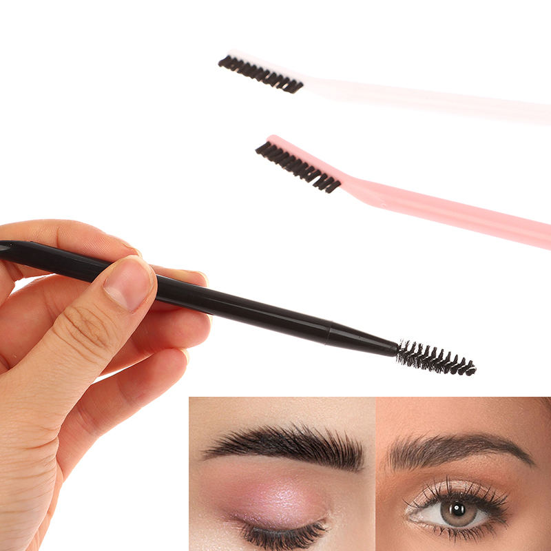 Beauty Makeup Fashion - Hot Sale Dubbelzijdige wenkbrauwborstel en wimperkam,