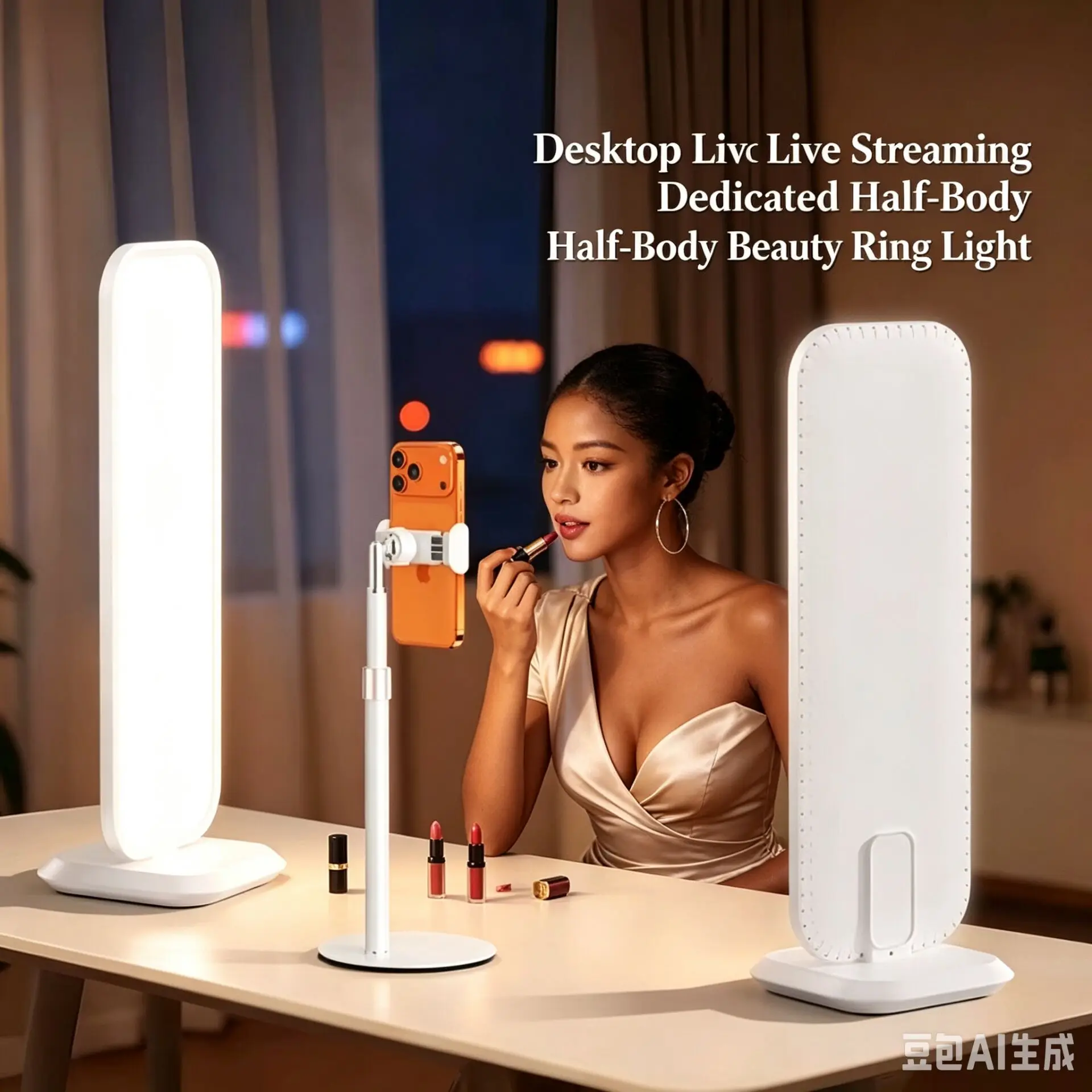 LED Desktop Half Body Fill Lig - Beauty Makeup Tiktok recensie en prijs