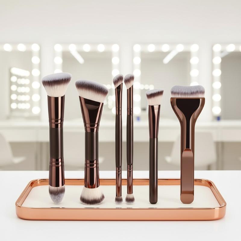 Make-upborstelset met dubbele  - Ms Beauty Makeup recensie en prijs