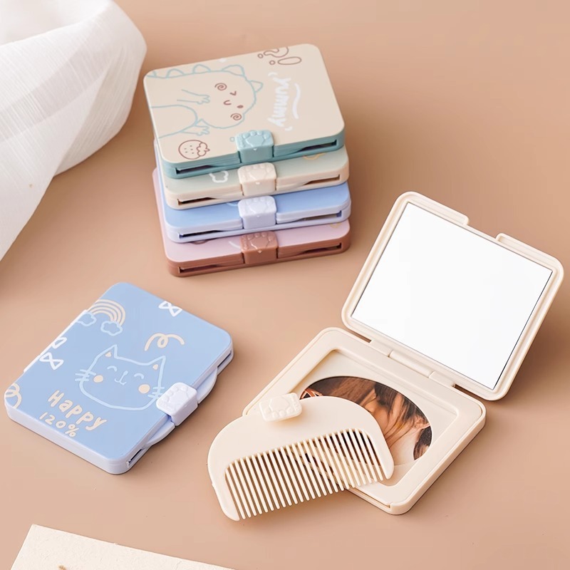 Draagbare spiegel, kam, 2-in-1 - Your Beauty Makeup recensie en prijs