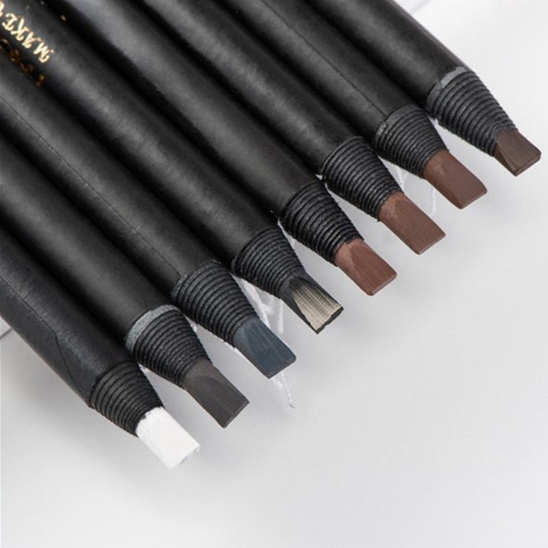 12 Stuks Witte Wenkbrauwpotloo - Beauty Makeup Drawing recensie en prijs