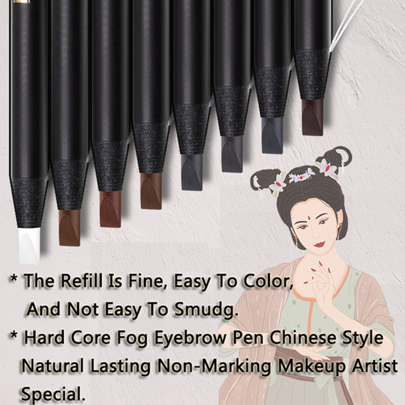 12 Stuks Witte Wenkbrauwpotloo - Beauty Makeup Drawing recensie en prijs