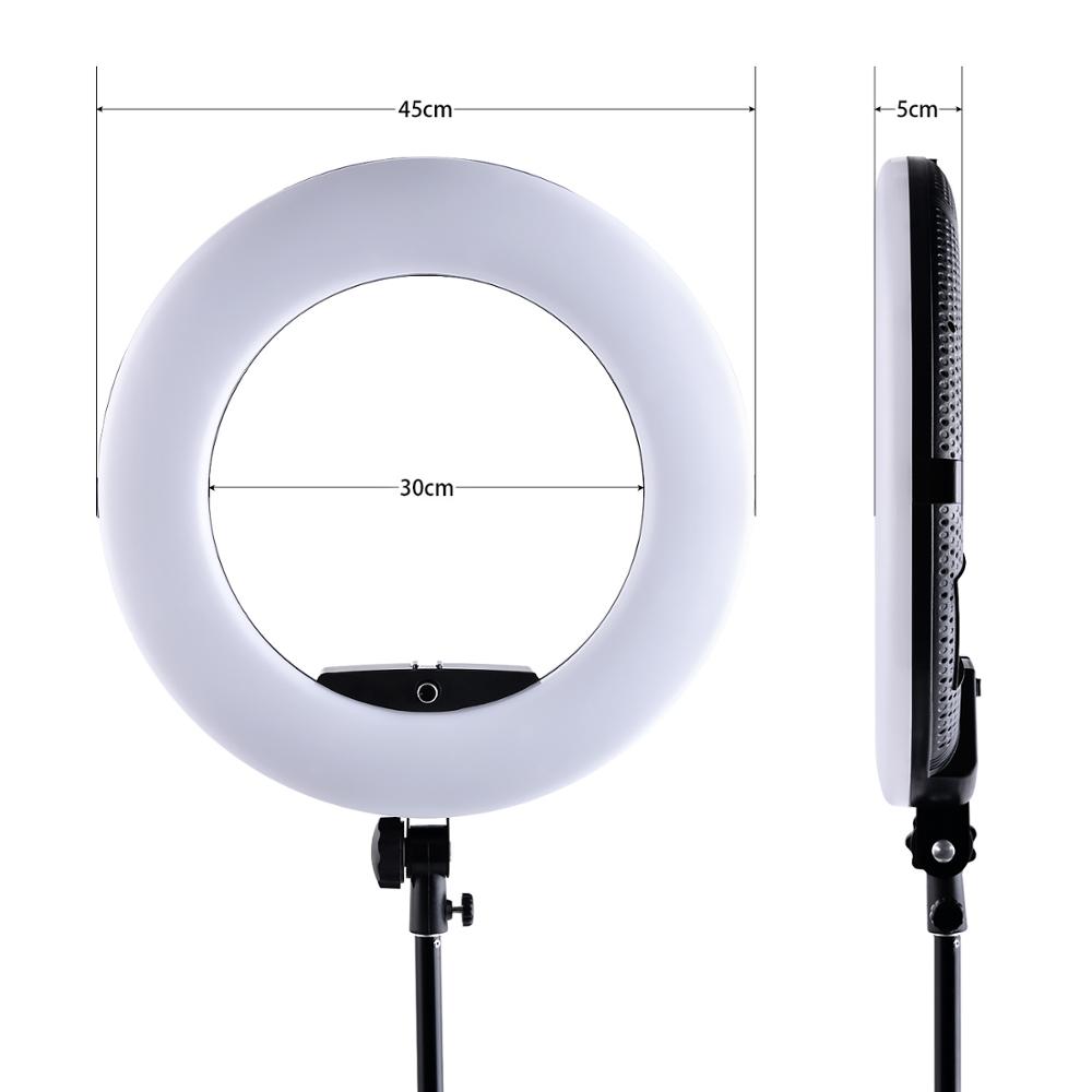 18 inch LED ringlamp, net-rood - Led Ring Light recensie en prijs