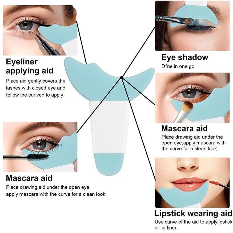Siliconen eyeliner make-up ste - Beauty Makeup Drawing recensie en prijs