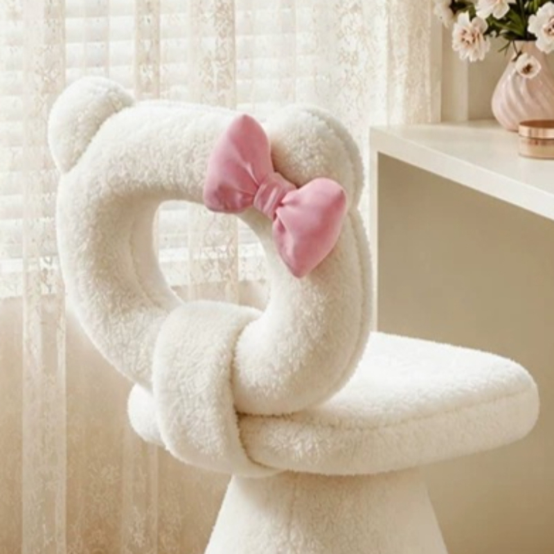 Bow Dressing Vanity Stool Roze - Makeup And Beauty recensie en prijs