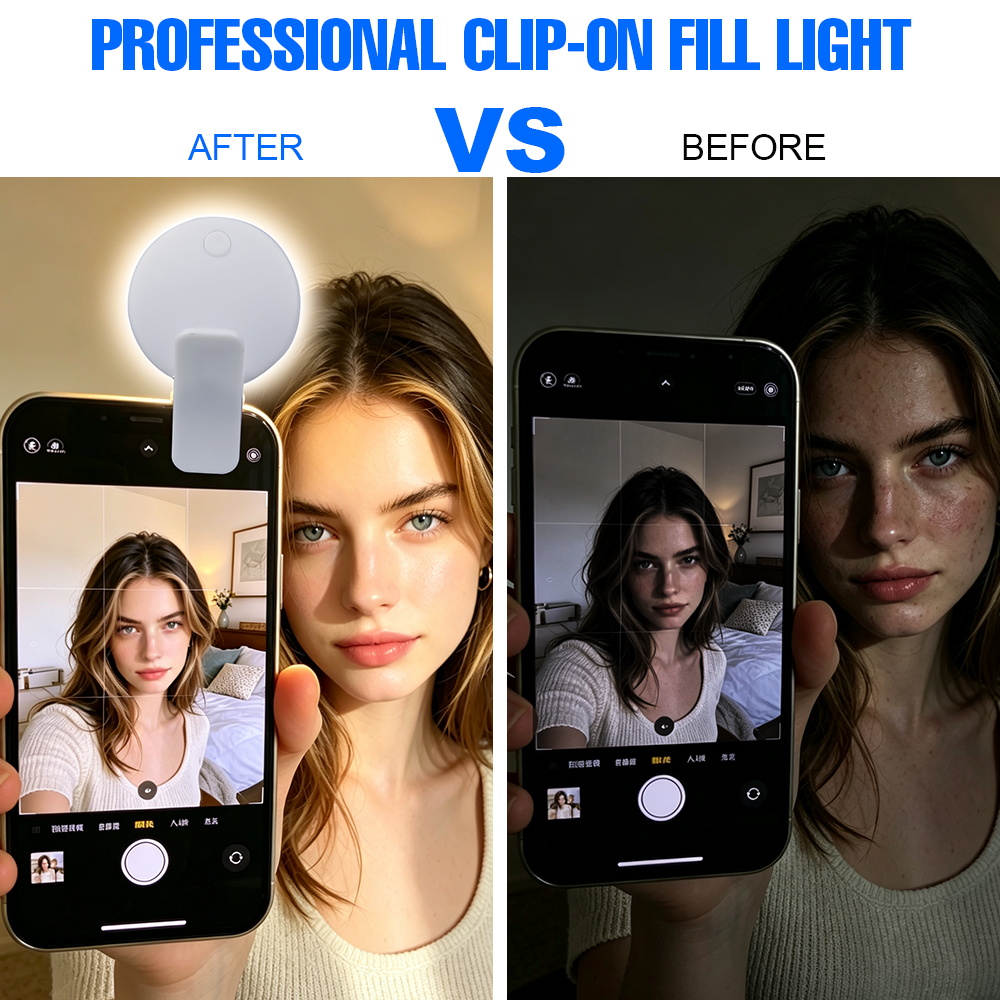Clip LED Selfie Fill Light 3 H - Led Ring Light recensie en prijs
