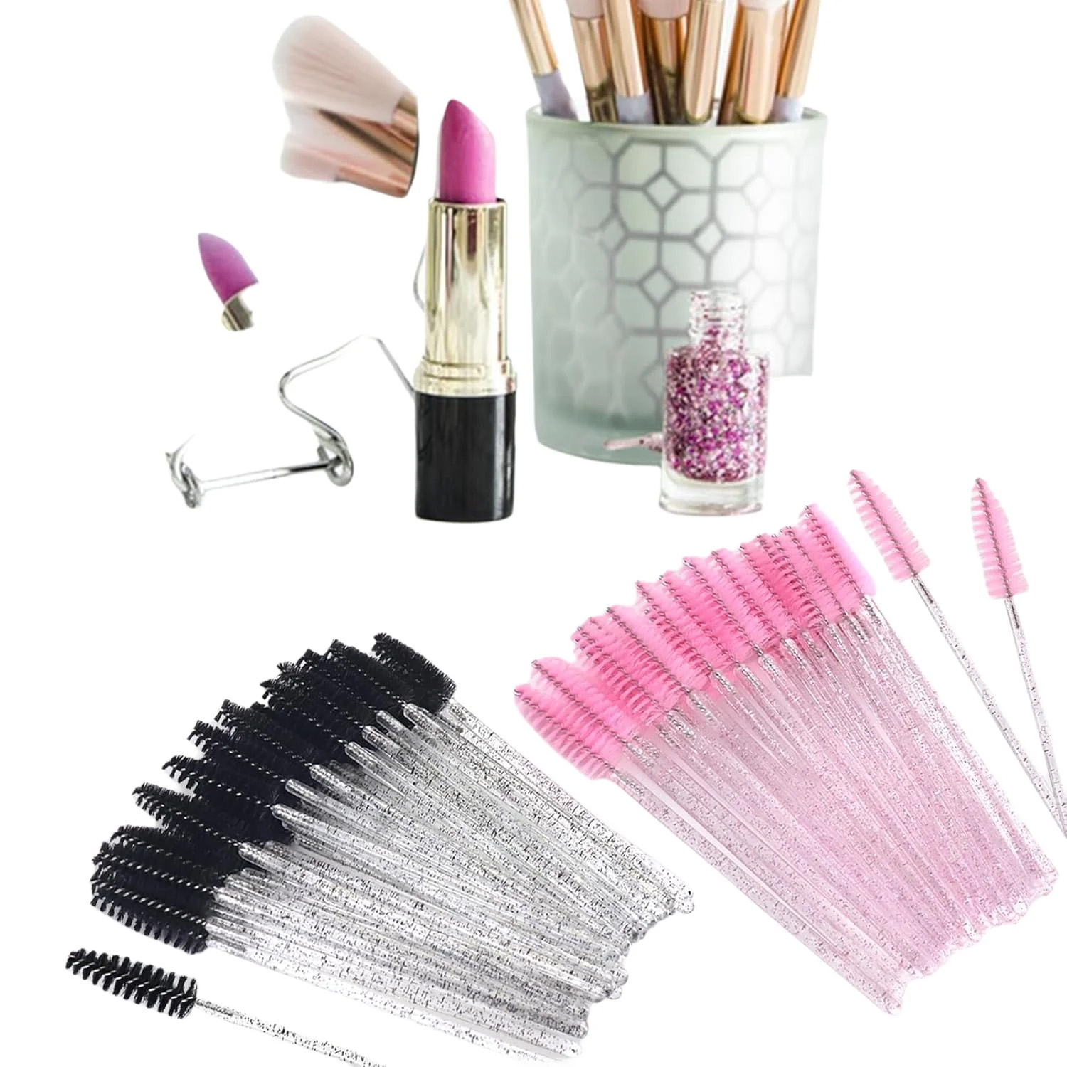 500 stks Wimperborstels Wands  - Beauty Makeup Fashion recensie en prijs