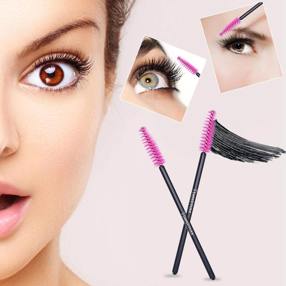 500 stks Wimperborstels Wands  - Beauty Makeup Fashion recensie en prijs