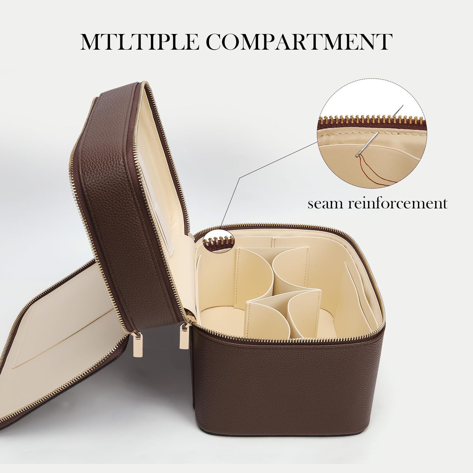 Grote capaciteit dubbele laag  - Beauty Makeup Case recensie en prijs