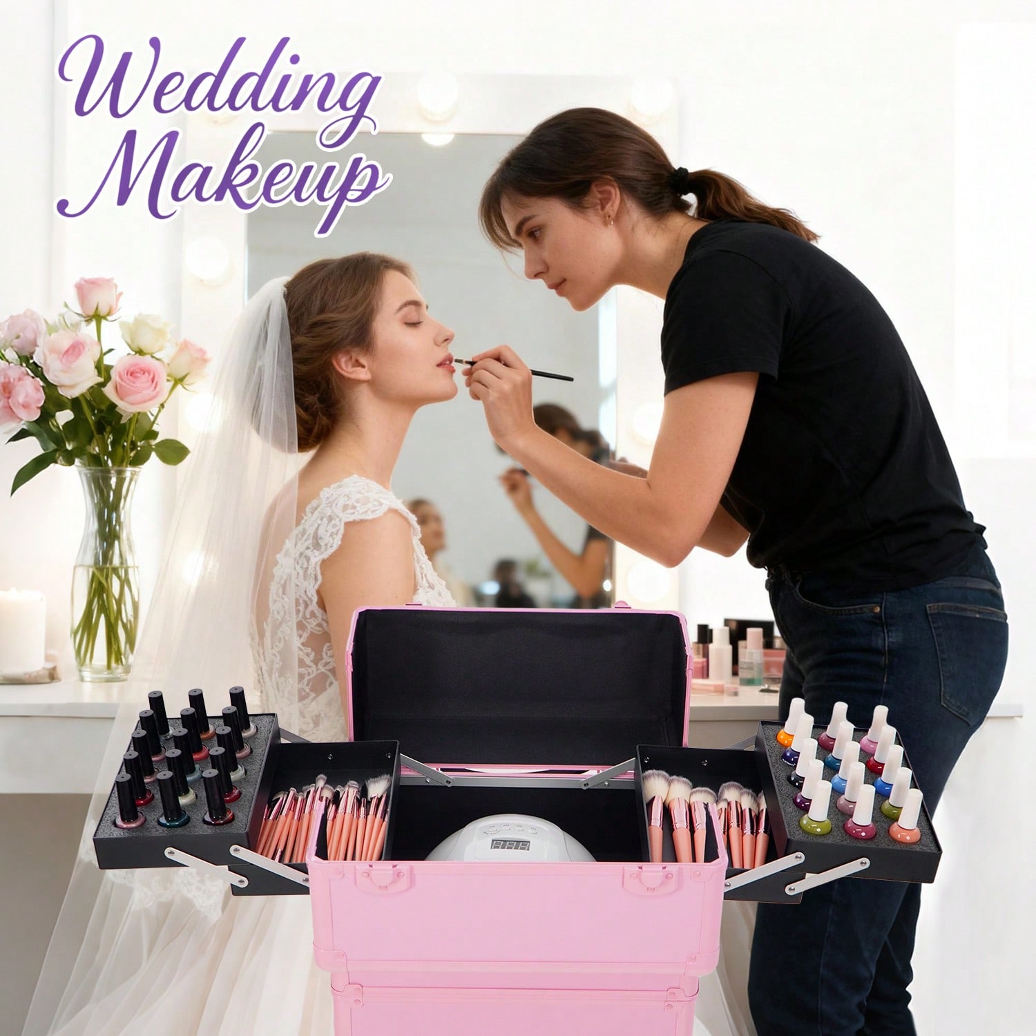 Rollende make-up koffer 4-in-1 - Beauty Makeup Case recensie en prijs