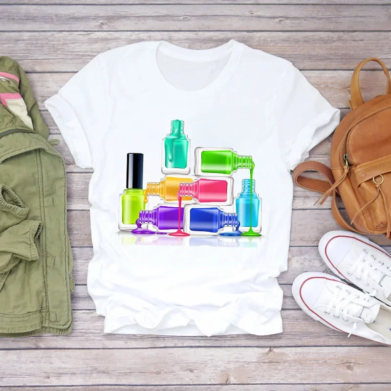 Mode wit T-shirt met korte mou - Your Beauty Makeup recensie en prijs